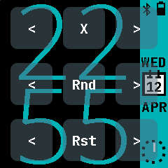 PineTimeStyle Color Settings Interface